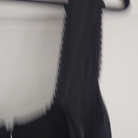 Reformation Black Lace Trim Midi Dress